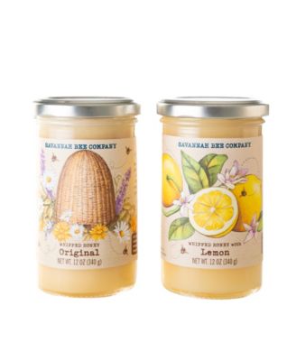 Original and Lemon Whipped Honey Gift Set, 12oz 