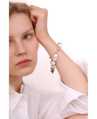 Baroque Pearl Piercing Bracelet 9.0"