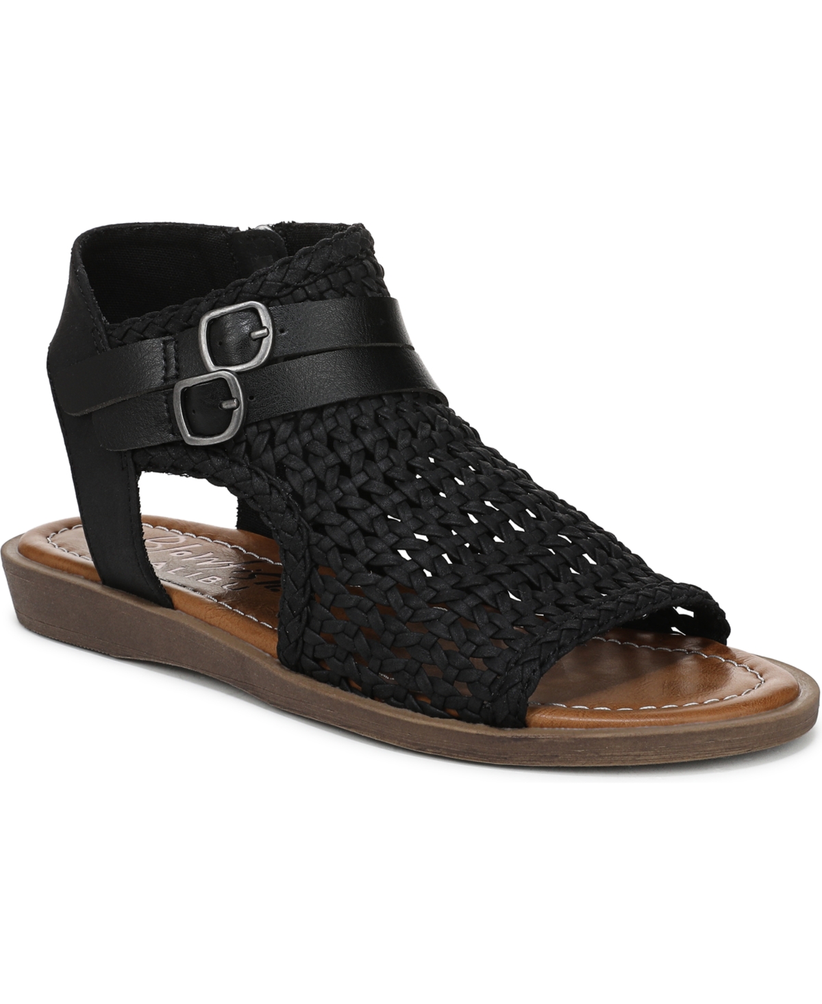 BLOWFISH MALIBU WOMEN'S DREAM STRAPPY LOW WEDGE SANDALS 