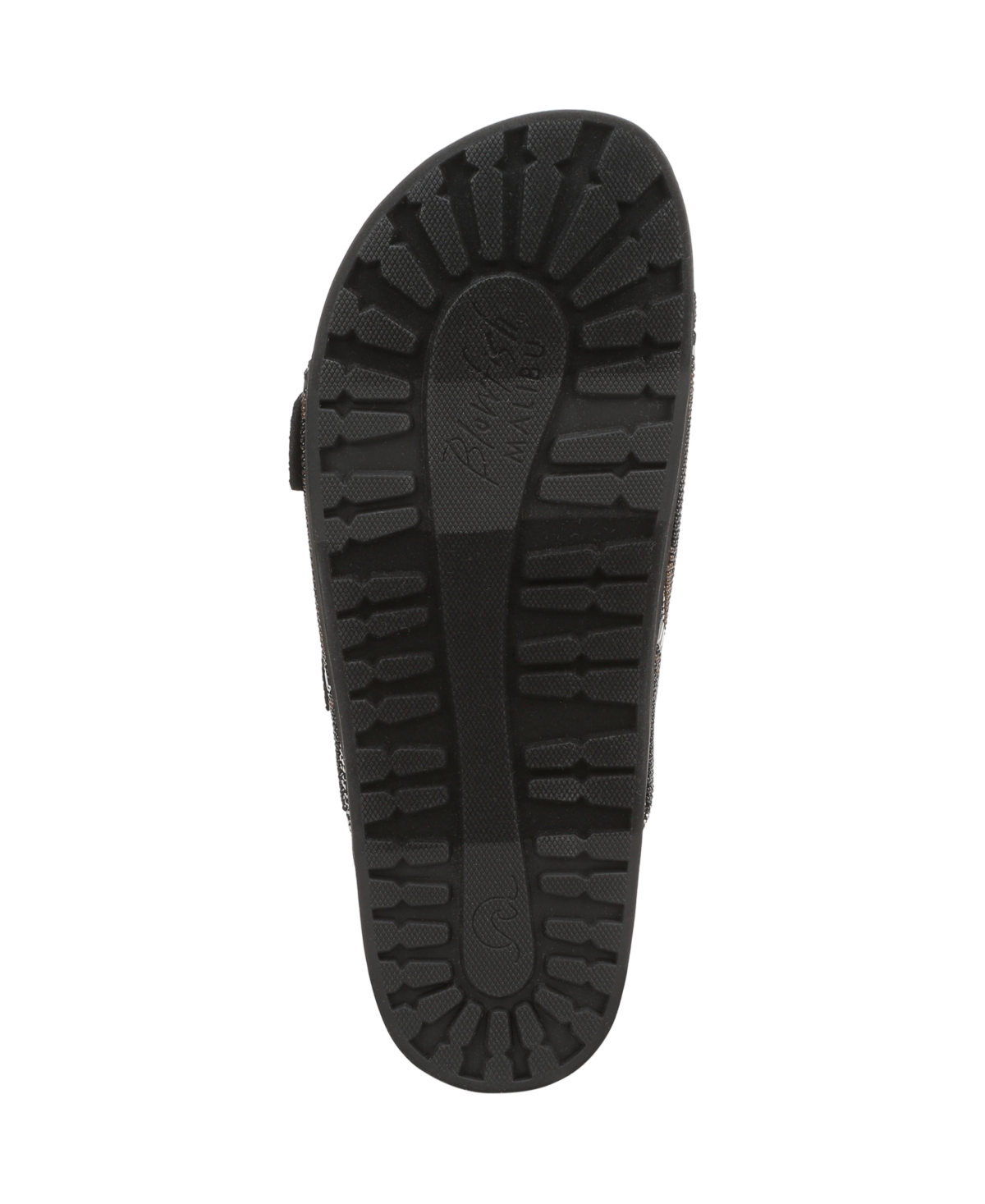 Shop Blowfish Malibu Women's Lima Open Round Toe Slide Platform Sandals In Black Beaded