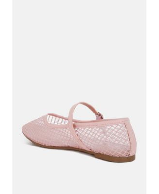 Womens Averona Mesh Mary Jane Flats