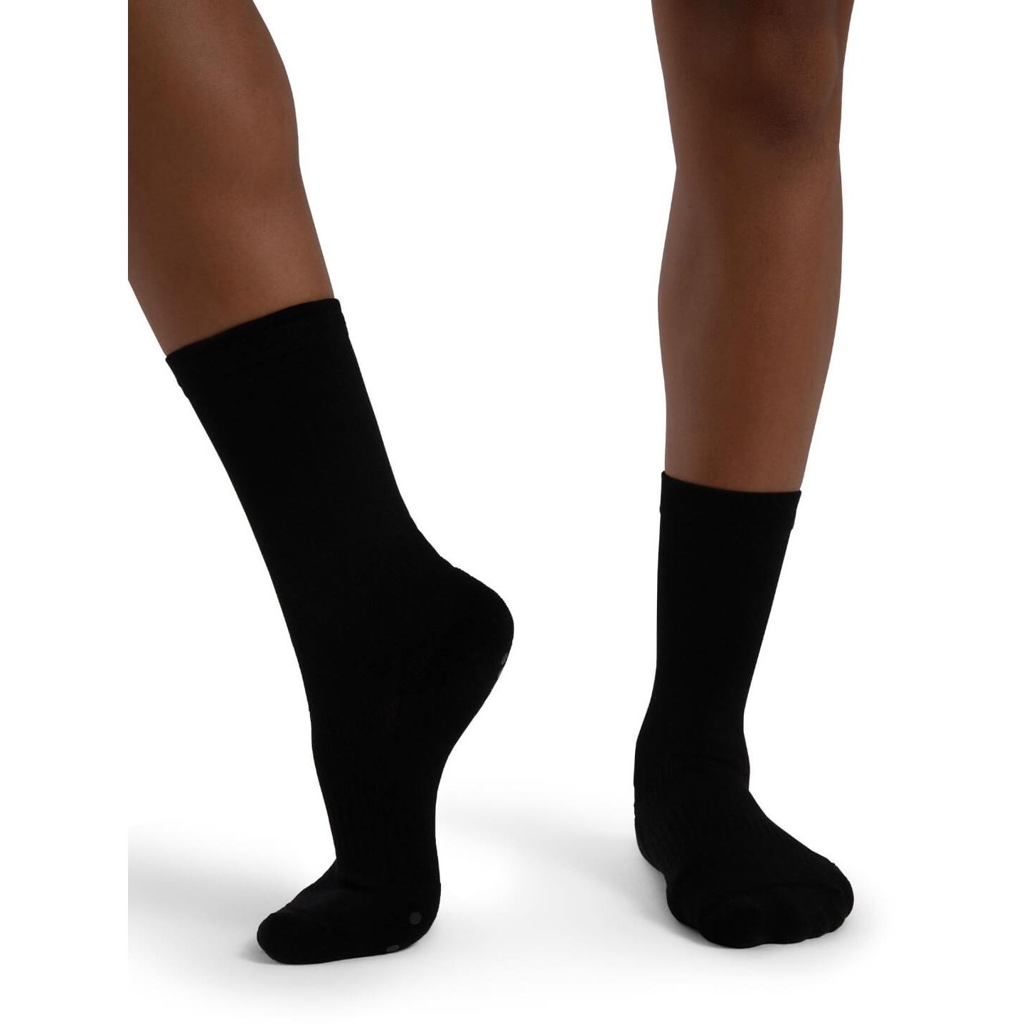 Capezio Women's Lifeknit Calf Length Sox, цвет: Чёрный — фото 3