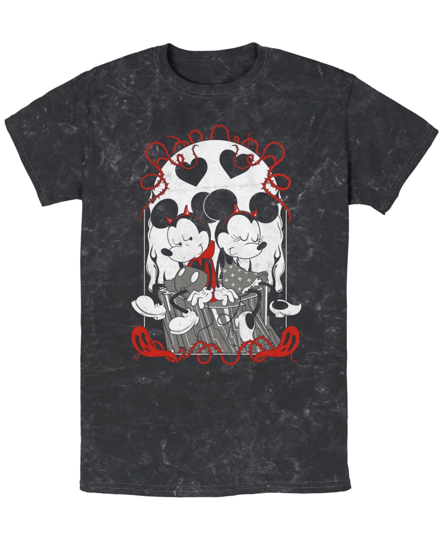 Мужская футболка Fifth Sun Mickey's Goth Tarot Short Sleeve, цвет: Чёрный — фото 1
