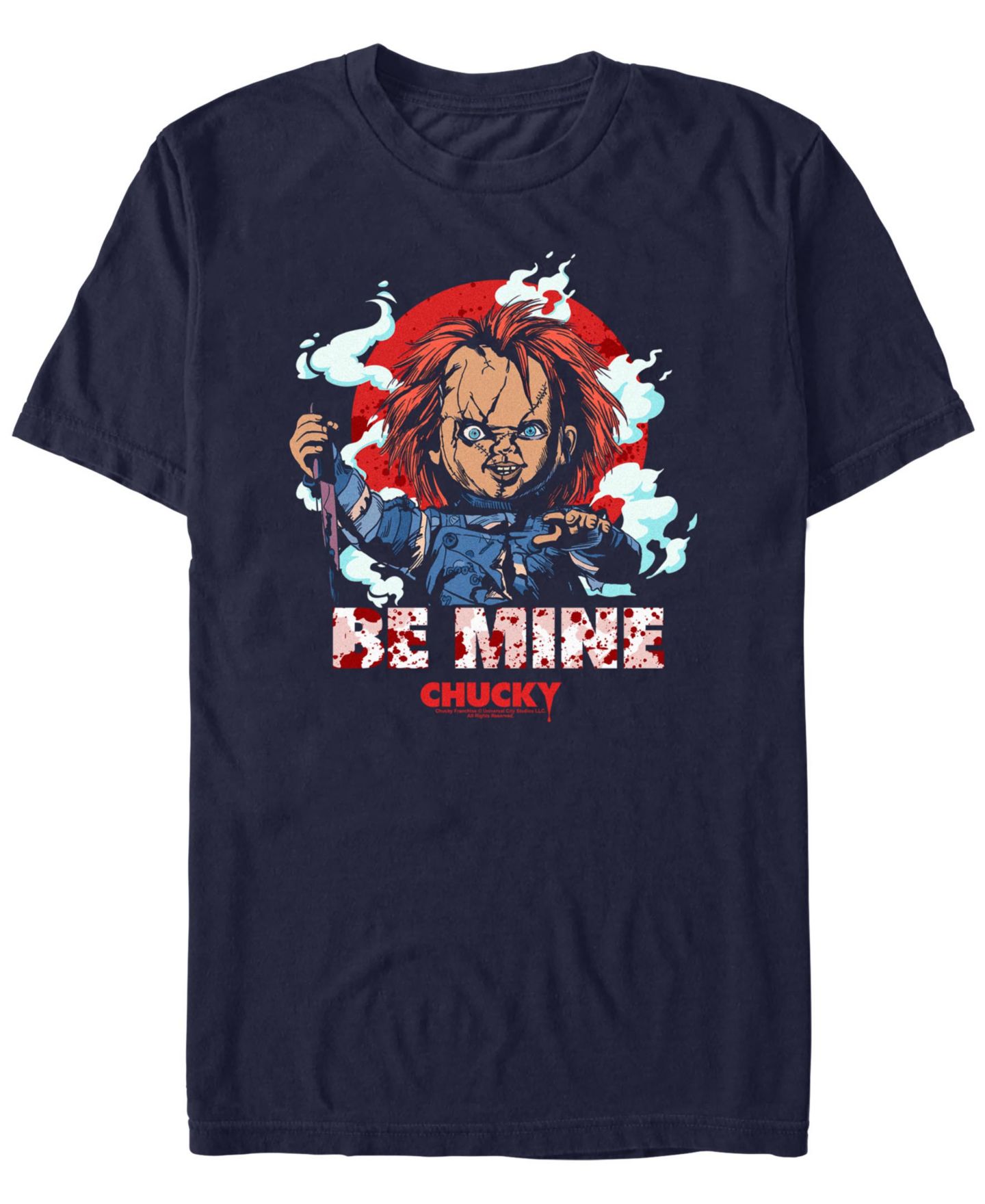 Мужская футболка Fifth Sun Chucky Be Mine Short Sleeve, цвет: Тёмно-синий — фото 1