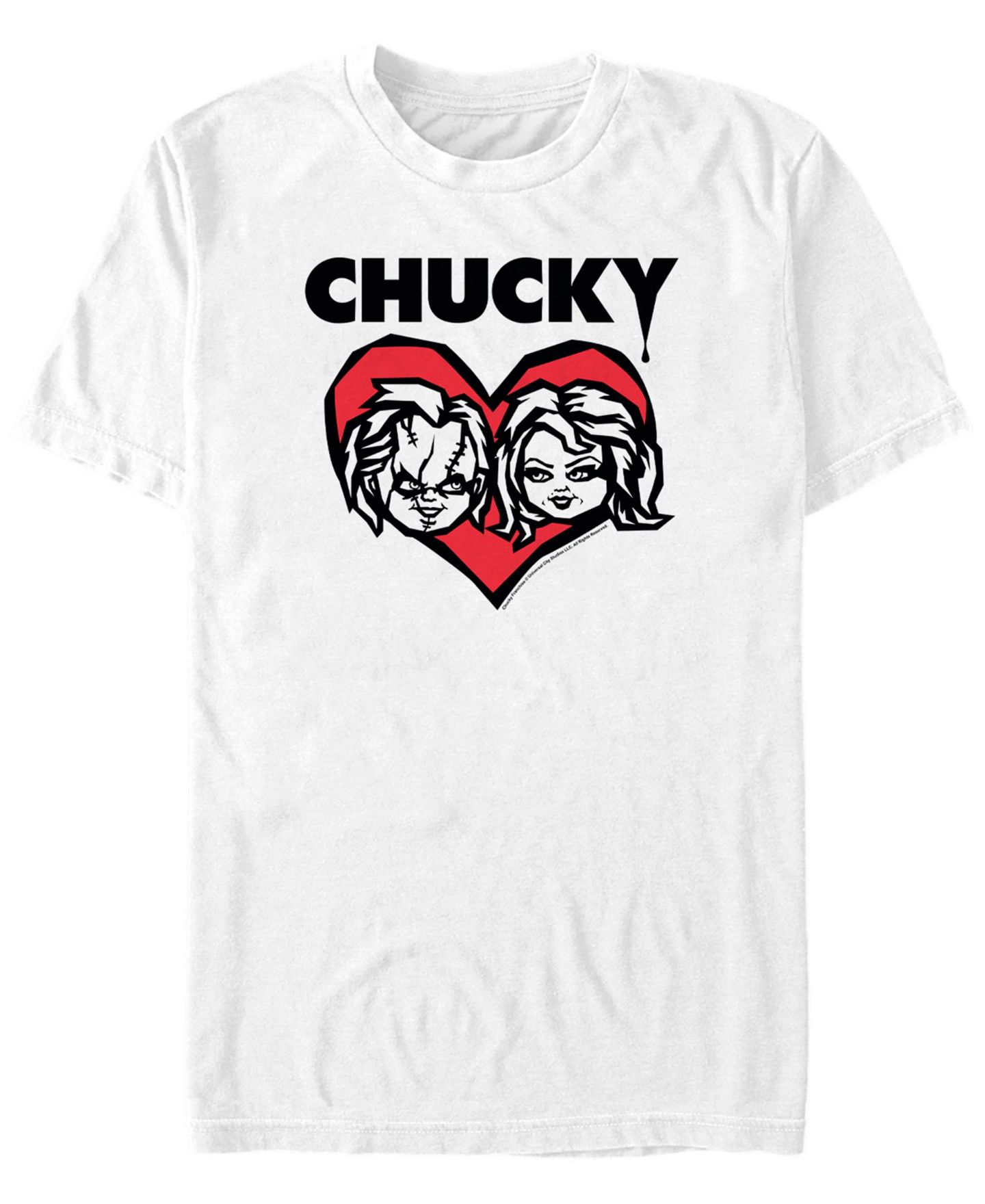 Мужская футболка Fifth Sun Chucky Heart Short Sleeve, цвет: Белый — фото 1