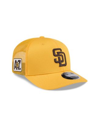 New Era - Men's Yellow San Diego Padres 2025 Spring Training 9SEVENTY Stretch-Snap Hat