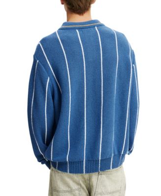 Men's Rugby Knit Polo Shirt