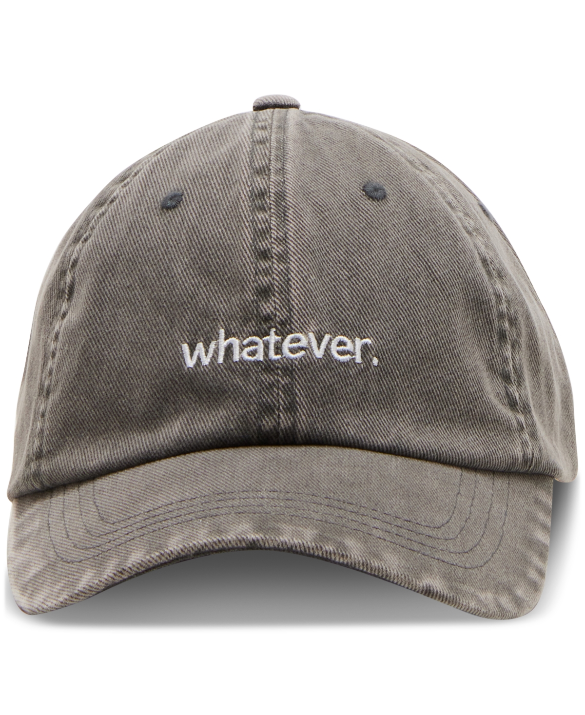 STEVE MADDEN NOTHINGS OVER WORN DENIM BASEBALL CAP 