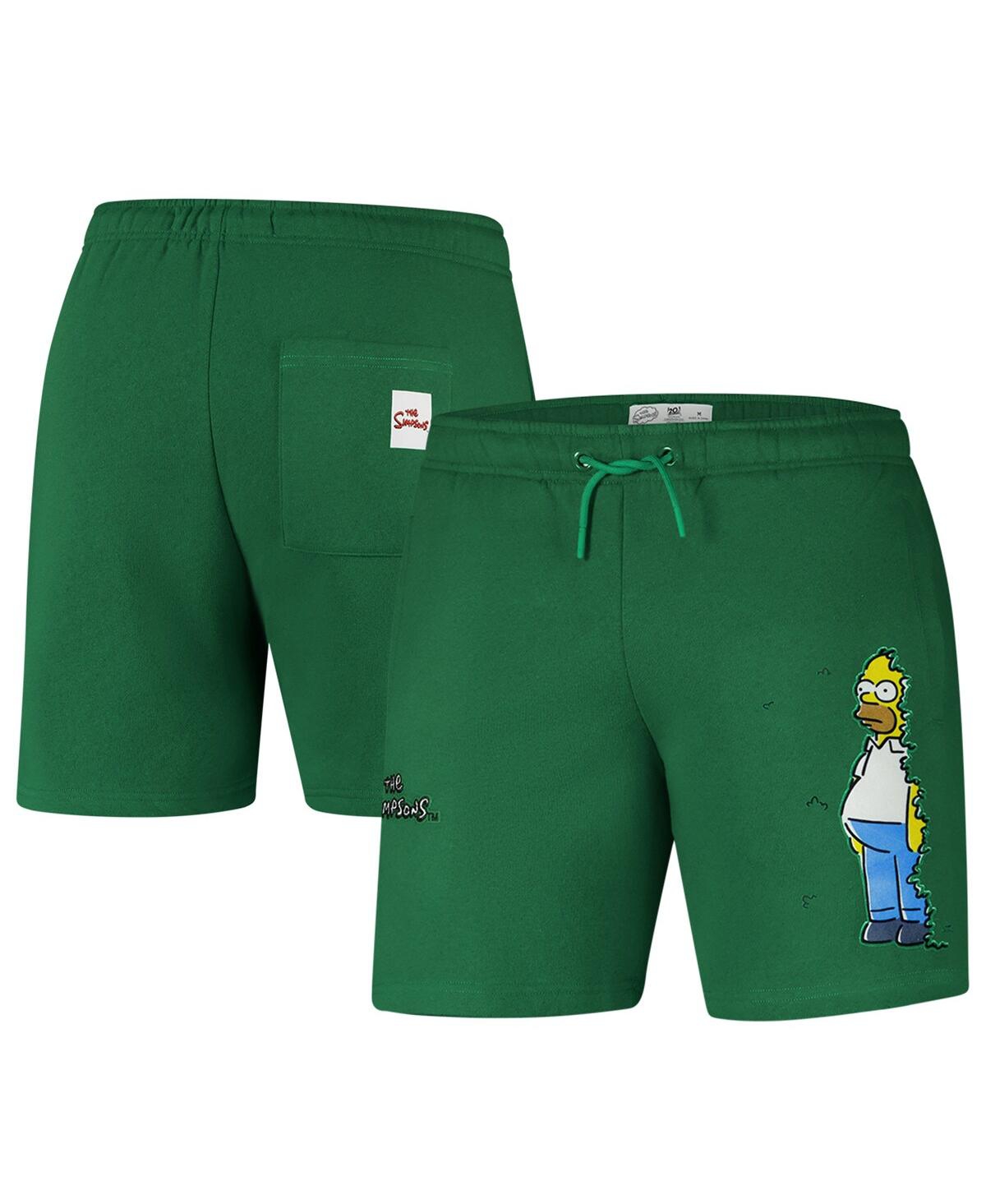 Men's Kelly Green The Simpsons Homer Hiding in the Bushes Shorts - Kelly Green