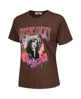 Women's Brown Stevie Nicks Graphic T-Shirt