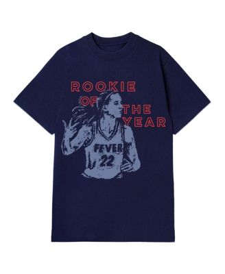 Men's and Women's Caitlin Clark Navy Indiana Fever 2024 WNBA Rookie of the Year T-Shirt