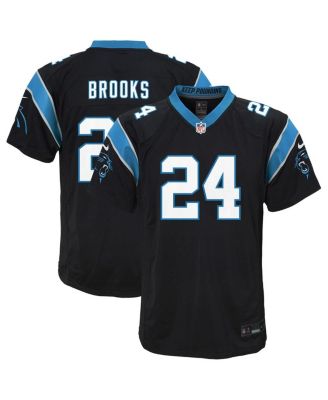 Nike - Big Boys and GIrls Jonathon Brooks Black Carolina Panthers Team Game Jersey
