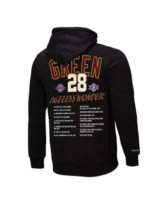 Men's Darrell Green Black Washington Commanders Wonder Pullover Hoodie