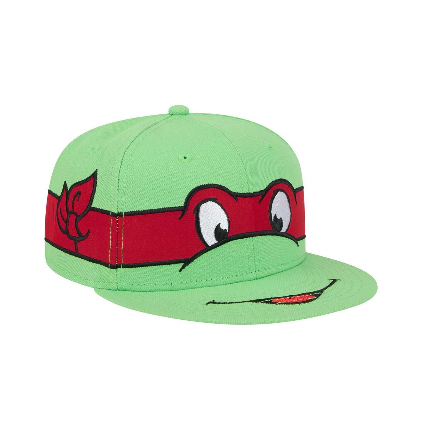 Мужская кепка New Era Green Teenage Mutant Ninja Turtles Raphael 9Fifty Snapback Hat — фото 5