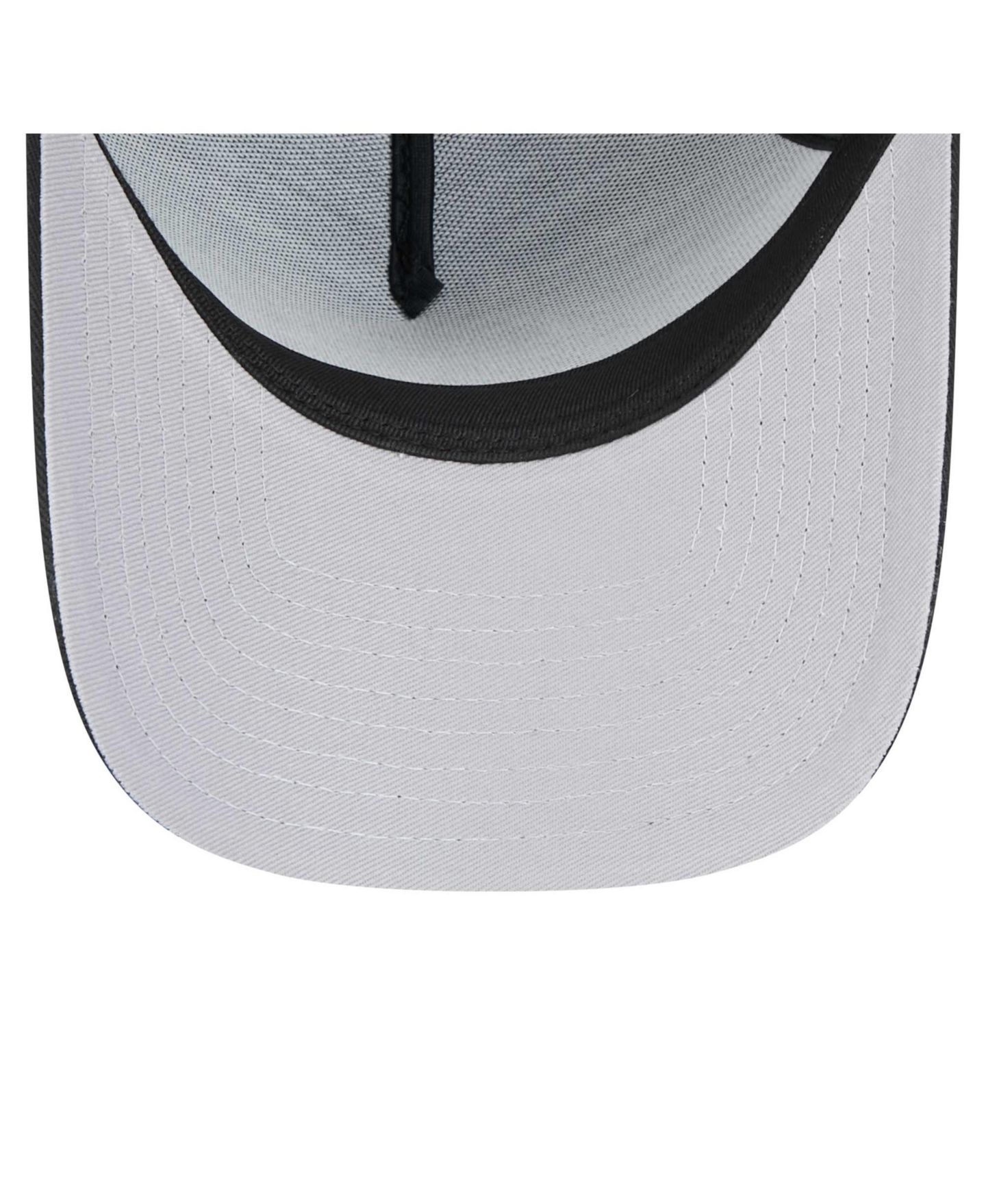 Мужская кепка New Era Black Washington Nationals 9FORTY A-Frame Adjustable Hat — фото 2