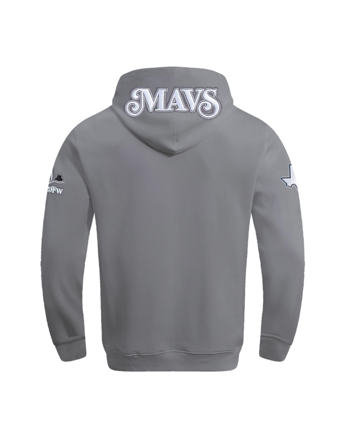 Pro Standard Men's Gray Dallas Mavericks 2024/25 City Edition Chenille Applique Pullover Hoodie In Gray