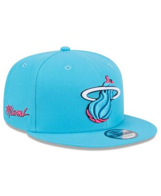 New Era - Men's Blue Miami Heat 2024/25 City Edition Alternate 9FIFTY Snapback Hat