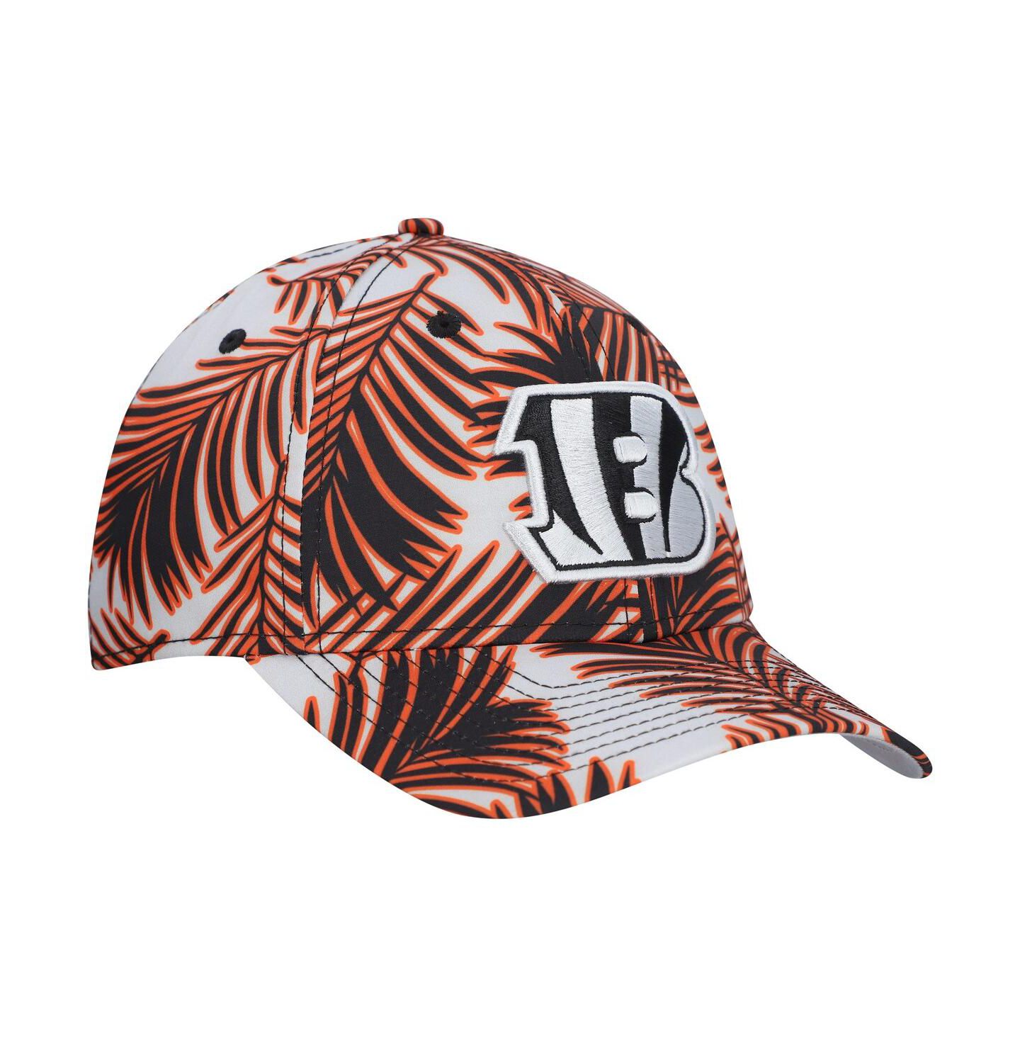 Мужская кепка New Era Gray Cincinnati Bengals Palms 39THIRTY Flex Hat — фото 3