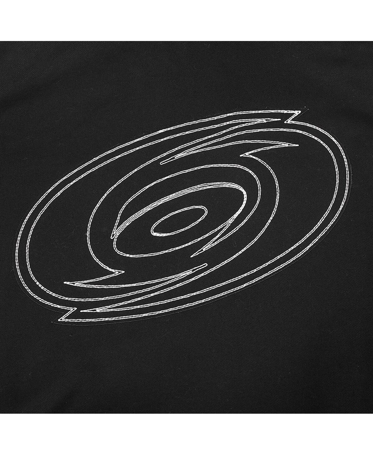Pro Standard Men's Black Carolina Hurricanes Paint The City Pullover Hoodie In Black