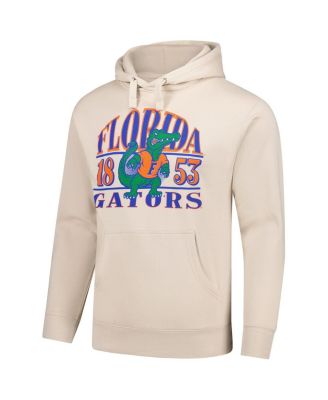 Men's Cream Florida Gators Upper Arch Letters Pullover Hoodie
