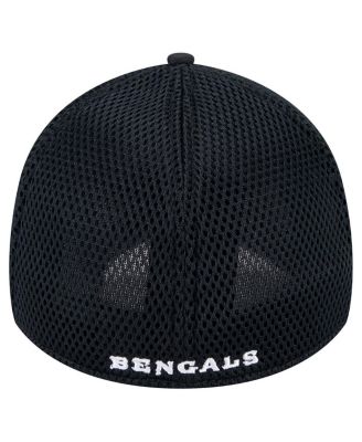 Men's Black Cincinnati Bengals Main Neo 39THIRTY Flex Hat