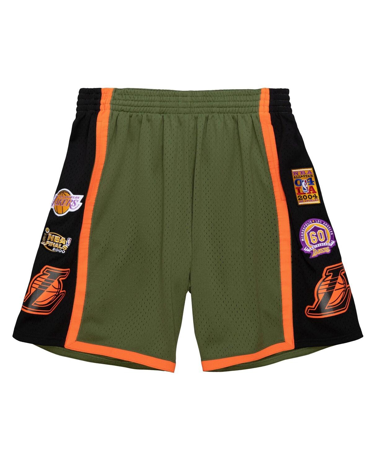 Mitchell & Ness Men's Green Los Angeles Lakers 2009-10 Hardwood Classics Flight Swingman Shorts In Green