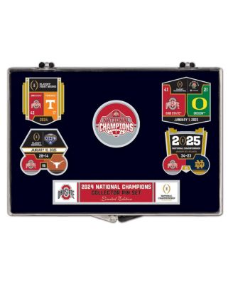 Wincraft - Ohio State Buckeyes College Football Playoff 2024 National Champions Five-Piece Collector Pin Set