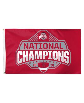 Wincraft - Ohio State Buckeyes College Football Playoff 2024 National Champions 3' x 5' Single-Sided Deluxe Flag
