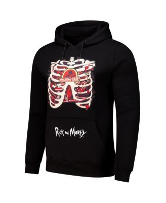 Men's Black Rick And Morty Every Rick Pullover Hoodie