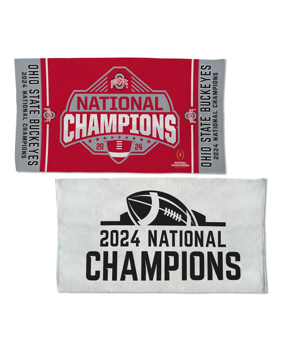 Wincraft Ohio State Buckeyes College Football Playoff 2024 National Champions Locker Room 22" X 42" Double-si In No Color