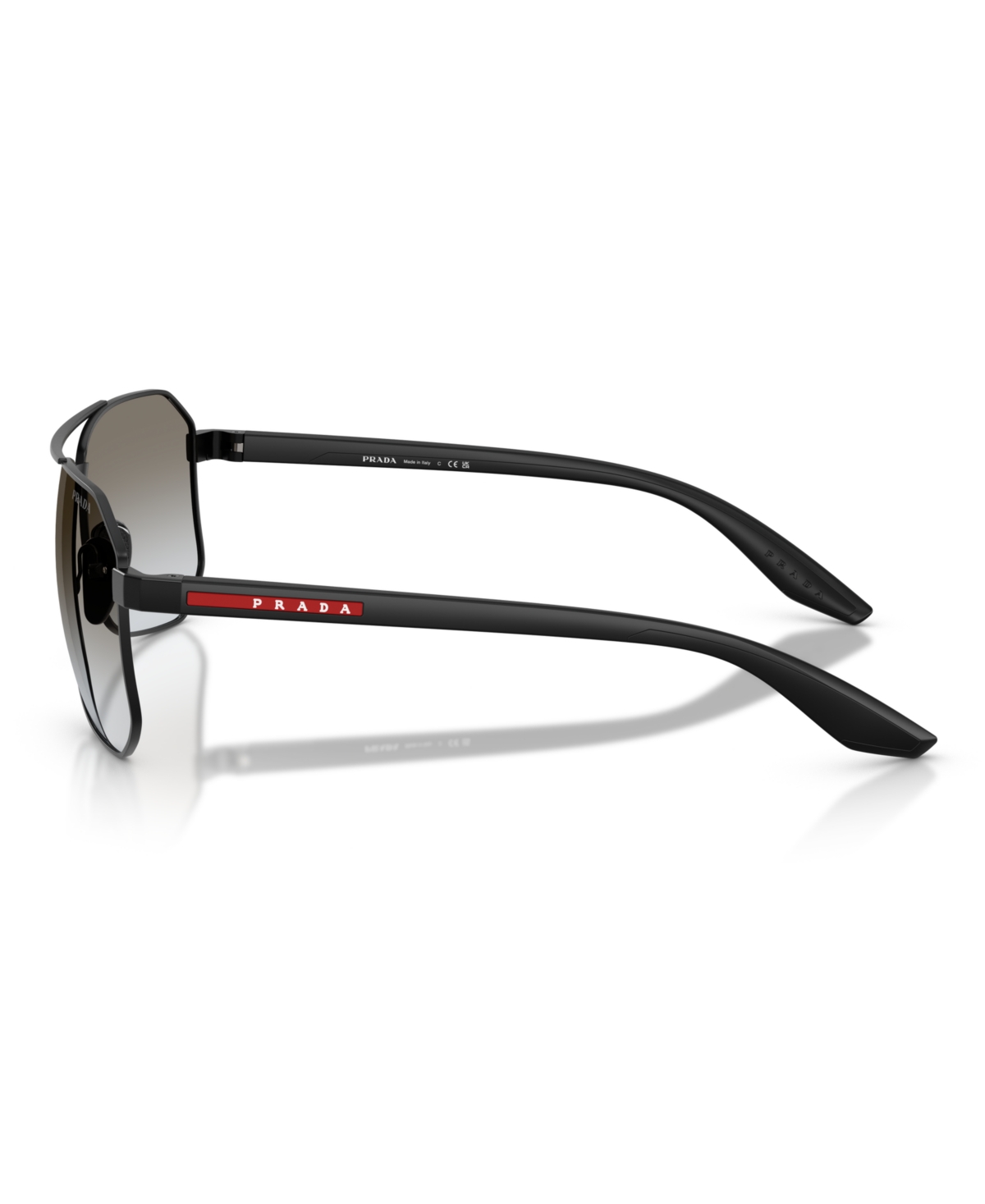 Prada Men's Large Sunglasses, Ps A53s In Matte Black