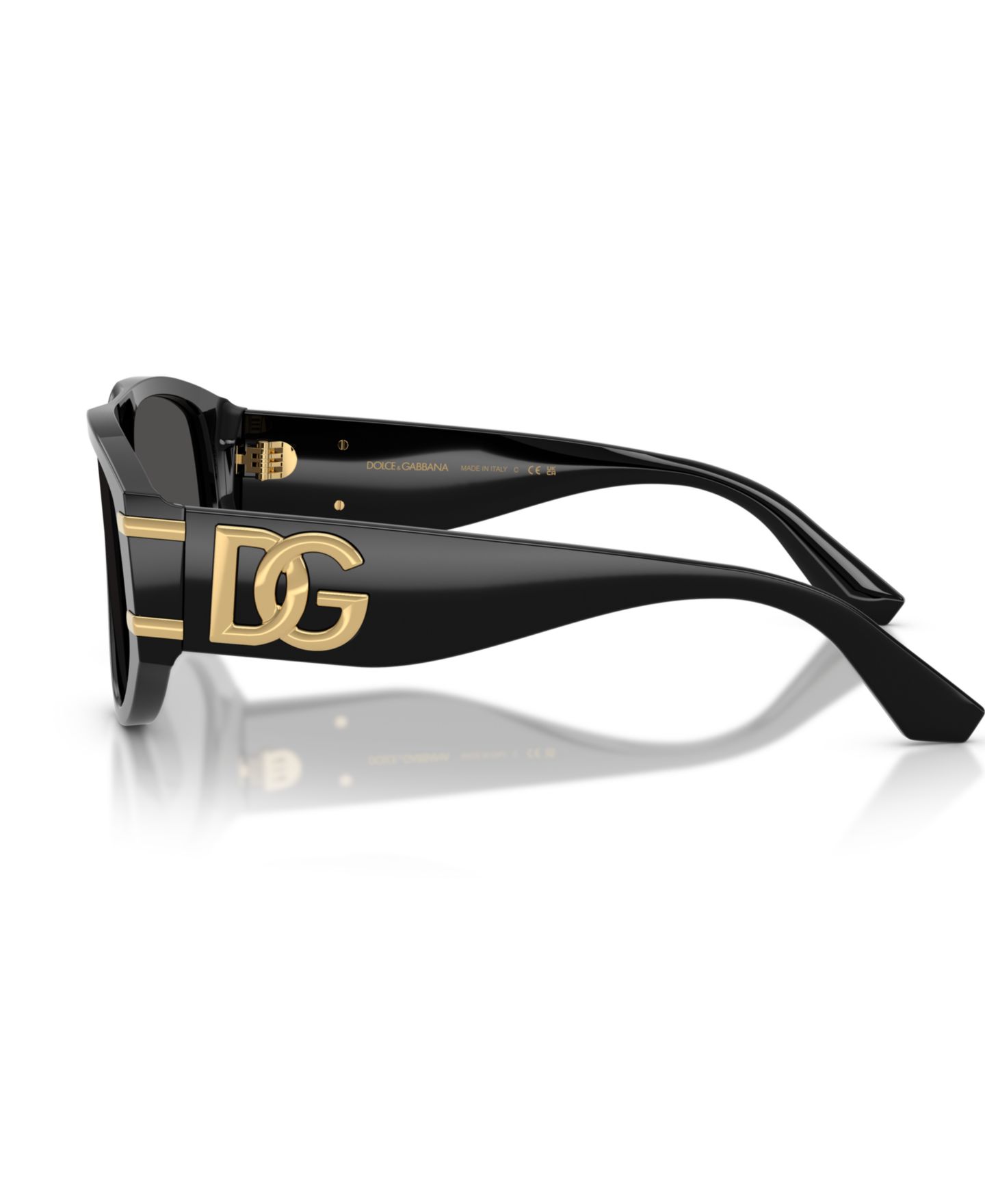 Женские солнцезащитные очки Dolce&Gabbana Large Sunglasses, DG4499, цвет: Чёрный — фото 4