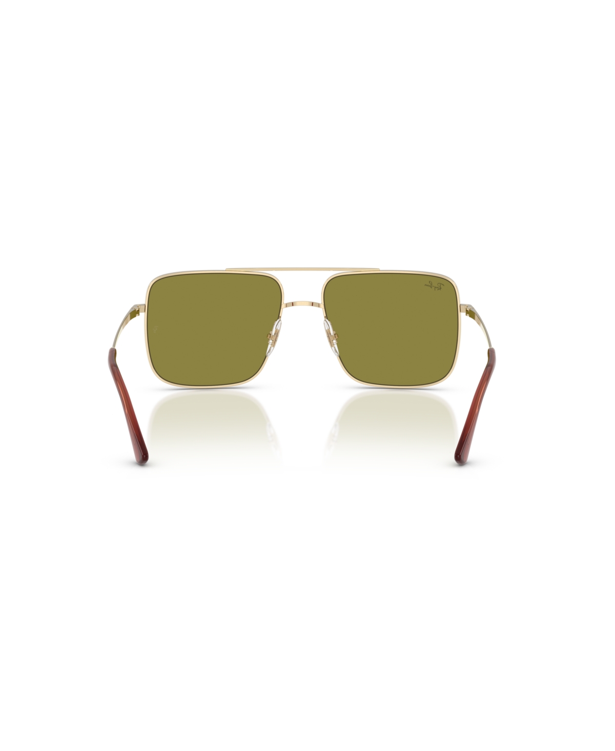 Ray Ban Unisex Standard Sunglasses, Rb3758 In Pale Gold