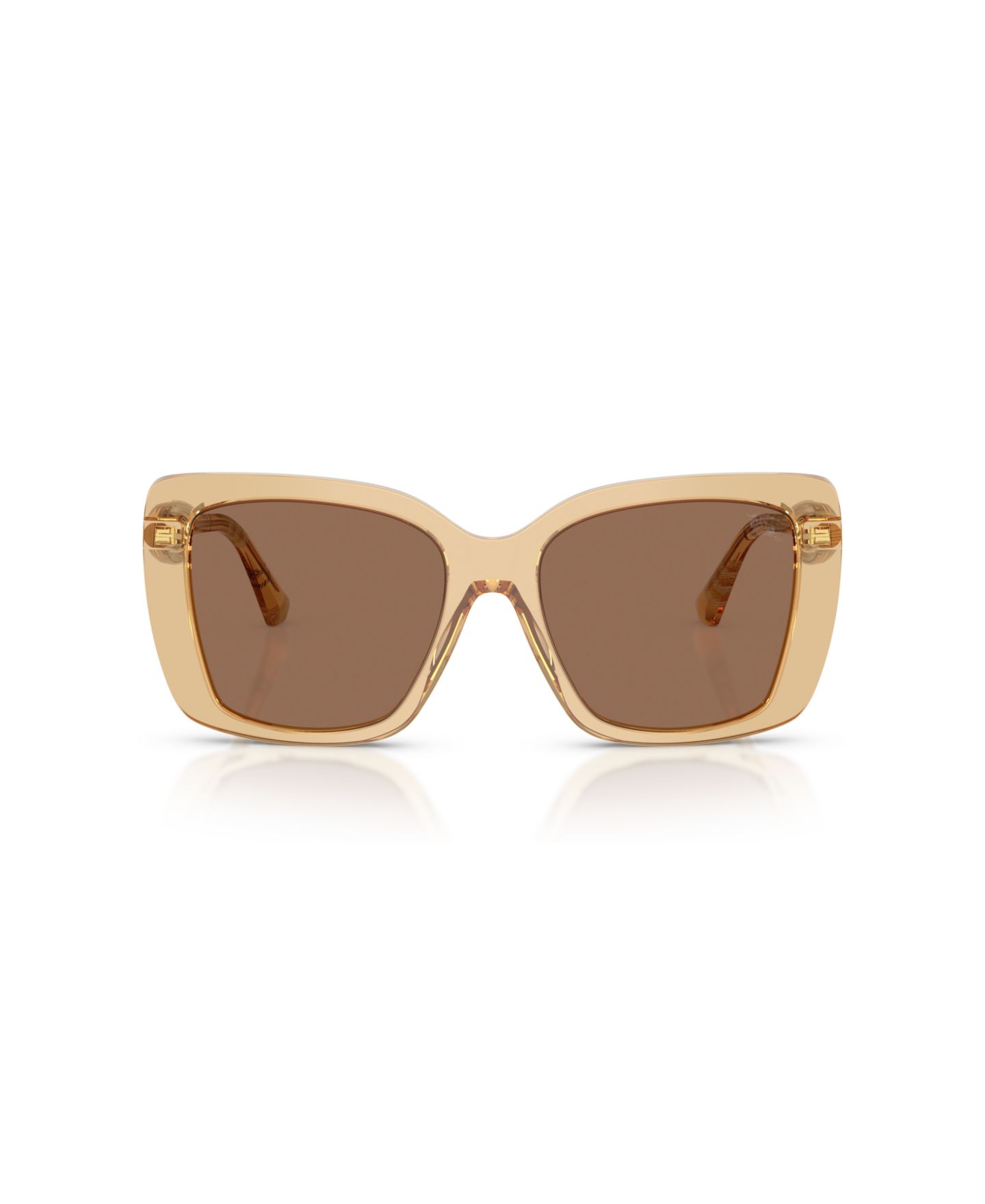 Женские солнцезащитные очки Burberry Large Sunglasses, BE4456, цвет: Бежевый — фото 5