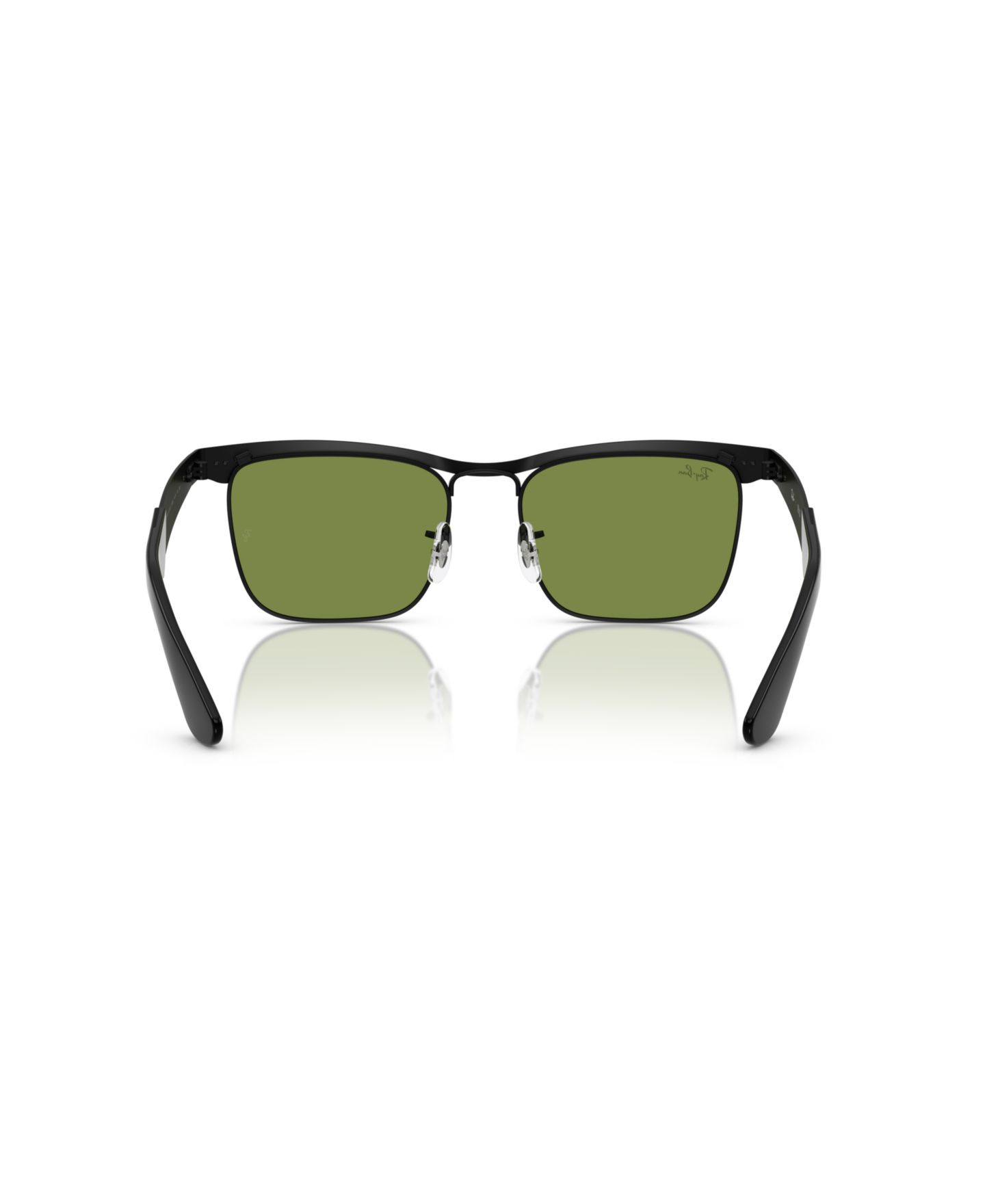Солнцезащитные очки Ray-Ban Unisex Wayfarer Deluxe Sunglasses, RB3875, цвет: Матовый чёрный — фото 2