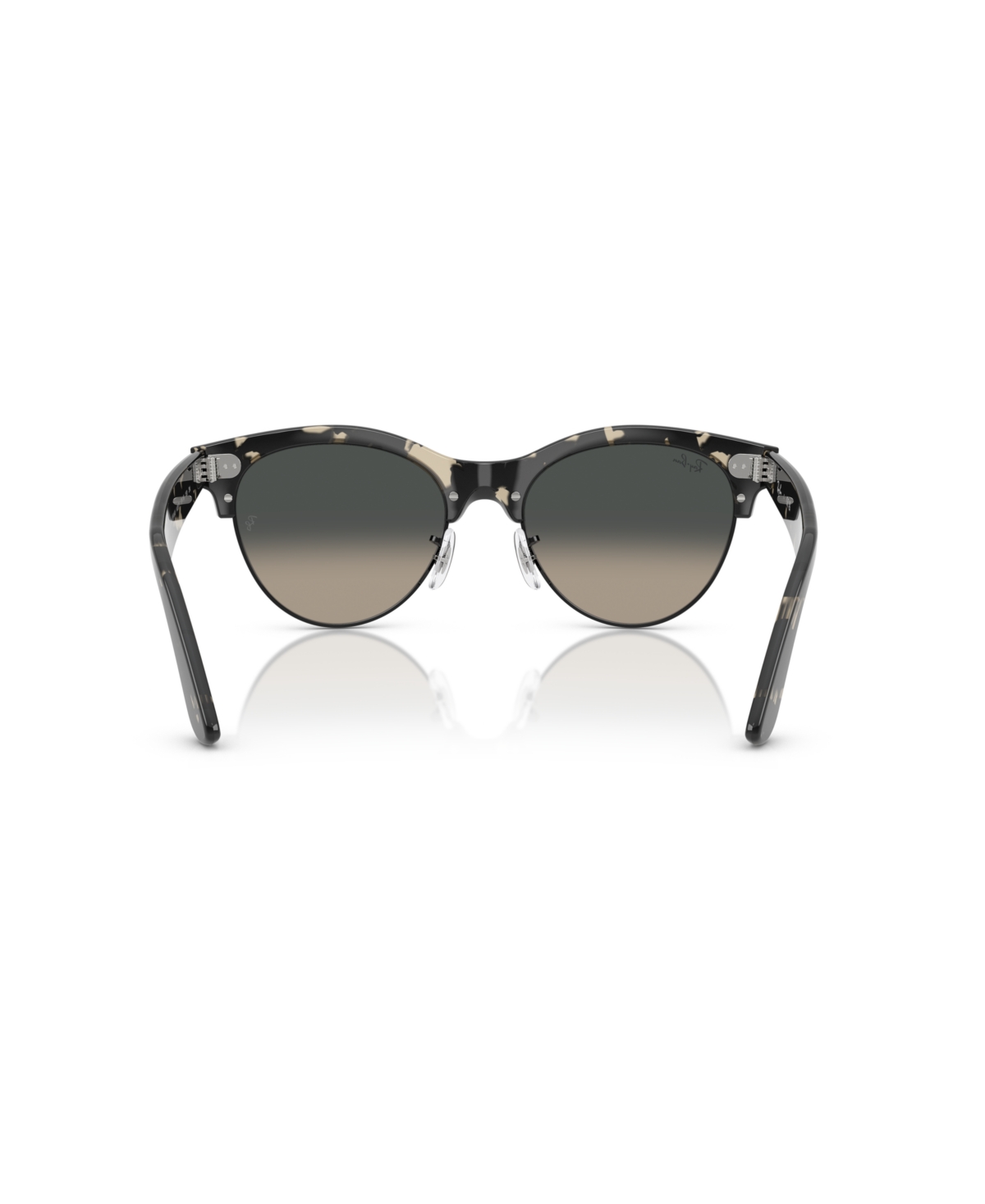 Ray Ban Clubmaster Way Sonnenbrillen Havana Grau Fassung Grau Glas 54-19 In Gray Havana On Black