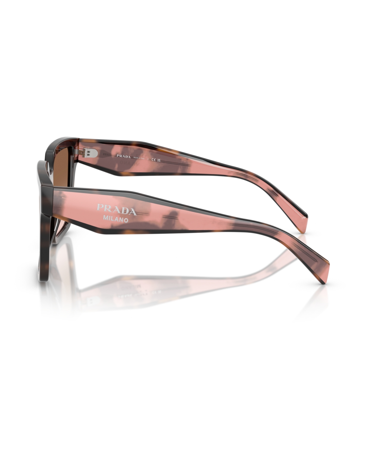 Prada Woman Sunglass Pr 24zs In Mauve Tortoise