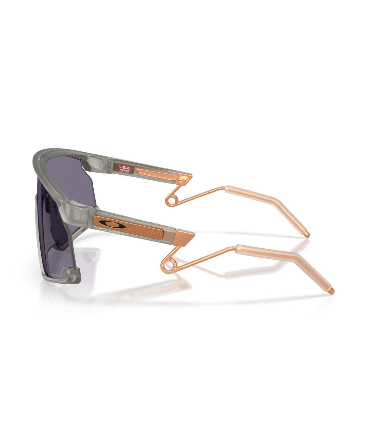 Oakley Men's Bxtr Metal Forge Collection Sunglasses, Oo9237 In Transparent Gray Ink