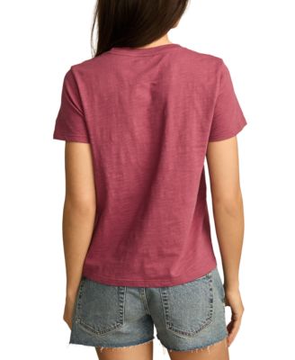 売れ筋商品|||ラッキーブランド カットソー トップス レディース Women's Cotton Mickey Lucky Logo Graphic T-Shirt Rose Dust Lucky Brand Women's Cotton Mickey Lucky Logo Graphic T-Shirt