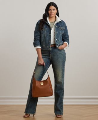 Plus Size Denim Trucker Jacket