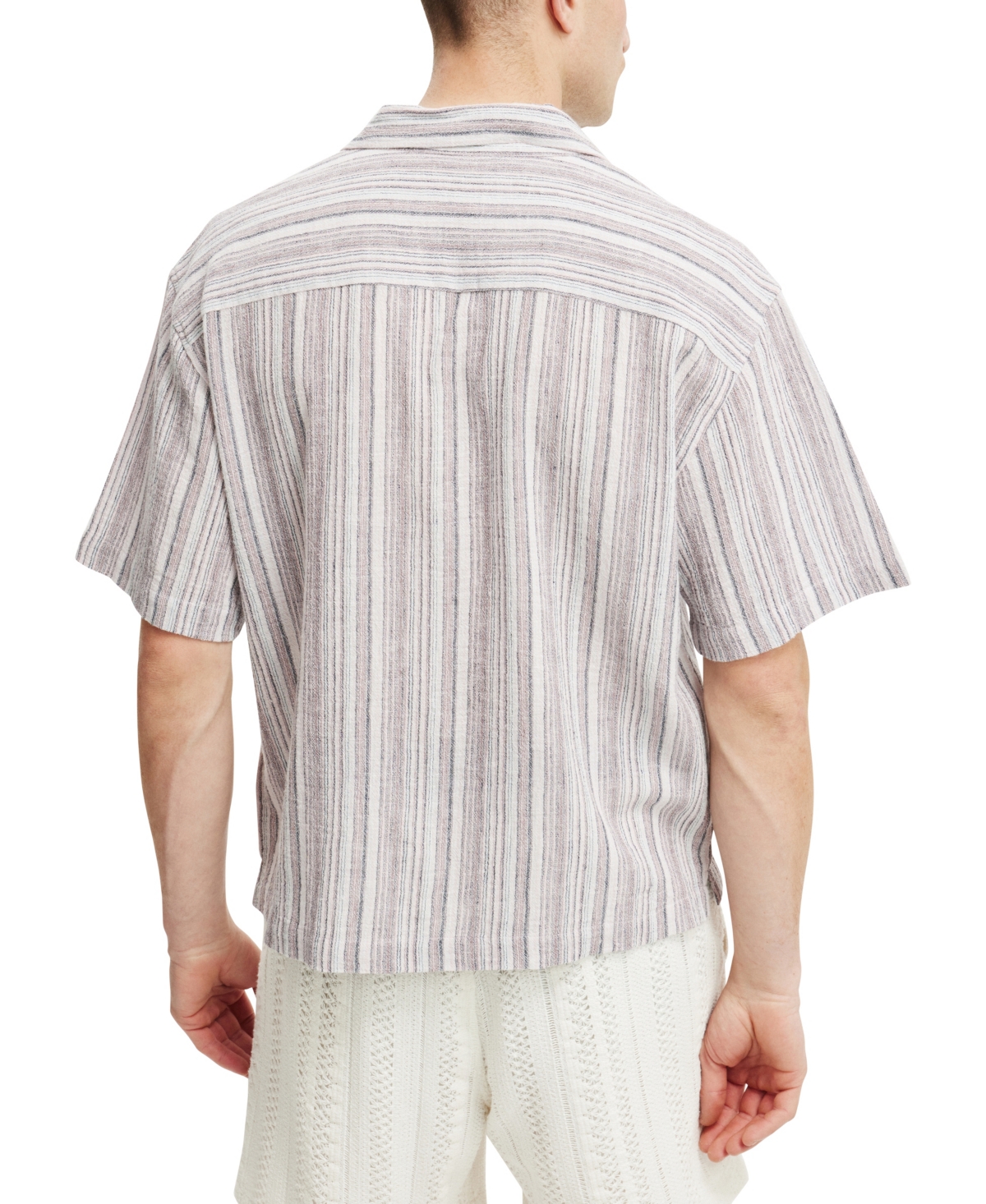 COTTON ON MEN'S BOX FIT SHORT SLEEVE SHIRT 