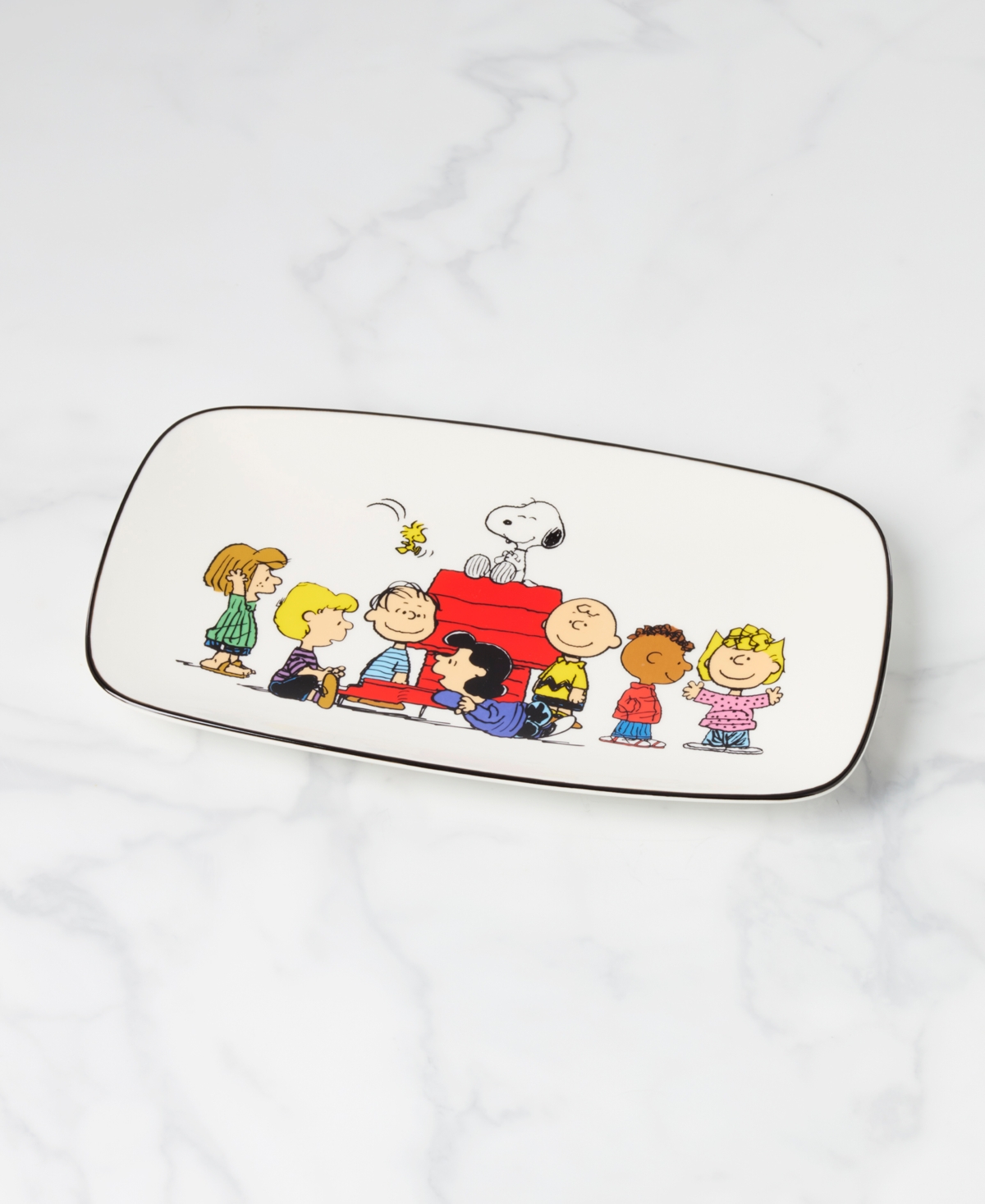 Lenox Chef Snoopy Hors D'oeuvres Tray In Multi