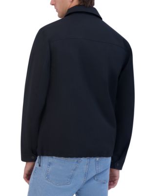 Men's Lightweight Textured Poly Utility Jacket