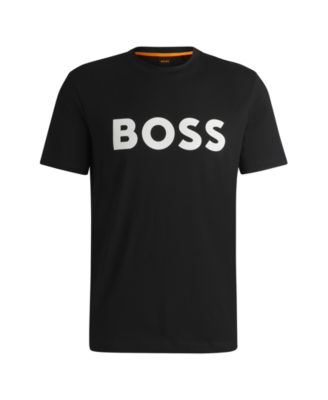 Men's Rubber-Logo Regular-Fit T-Shirt