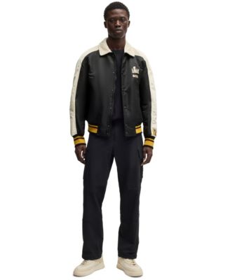 x NFL Men's Velvet Trim Bomber Jacket