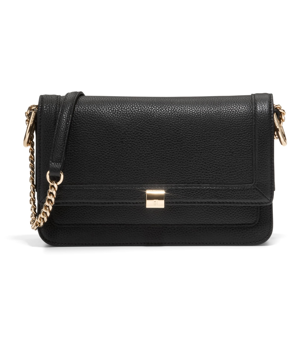 Cole Haan Daniella Chain Small Shoulder Bag In Black