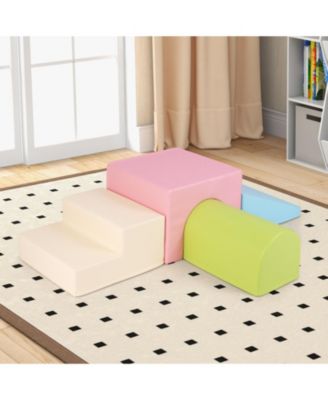 Kids Climb and Crawl Foam Play Set Soft Blocks for Indoor Play