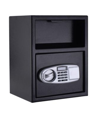 Digital Safe Box Depository Drop Deposit Front Load Cash Vault Lock Home Jewelry