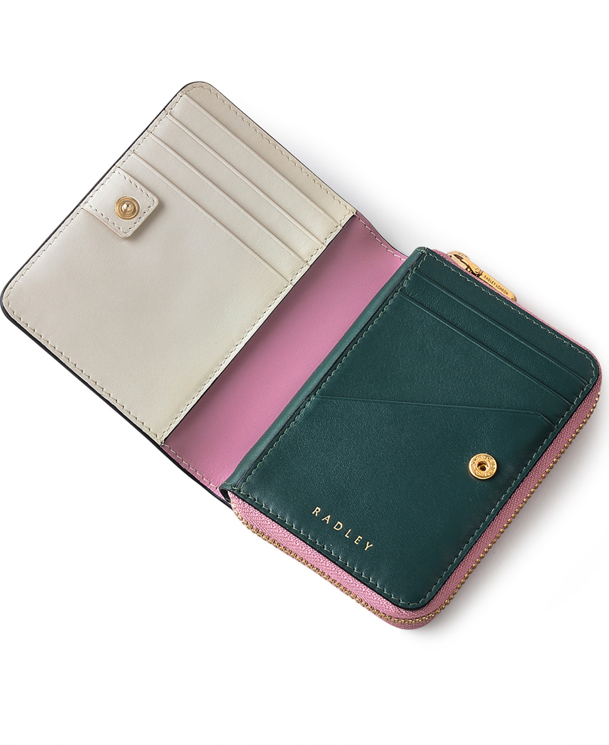 Radley London Gallery Road Soft Geo Bifold Wallet In Shy Pink