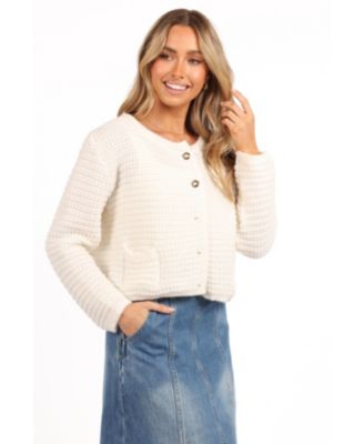 Women's Decket Button Front Cardigan